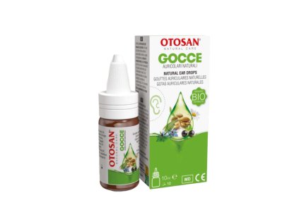 Picături pentru urechi OTOSAN cu uleiuri esențiale BIO, 10 ml  Îngrijire delicată a urechilor