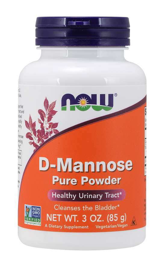 NOW D-Mannose, 85 g, pulbere pură