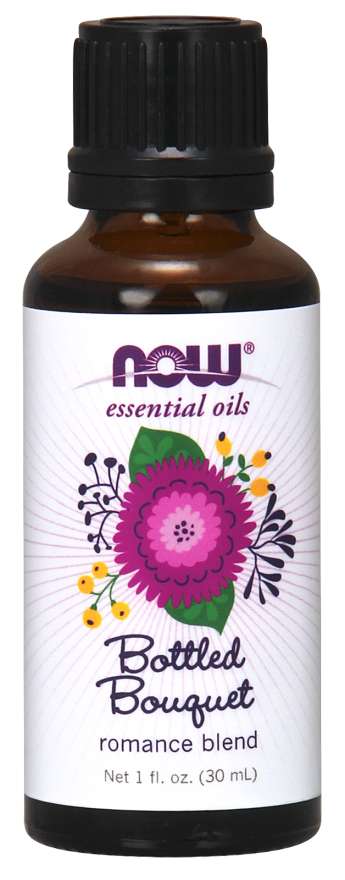 NOW Essential Oil, Bottled Bouquet Oil Blend (amestec de uleiuri esențiale de flori), 30 ml