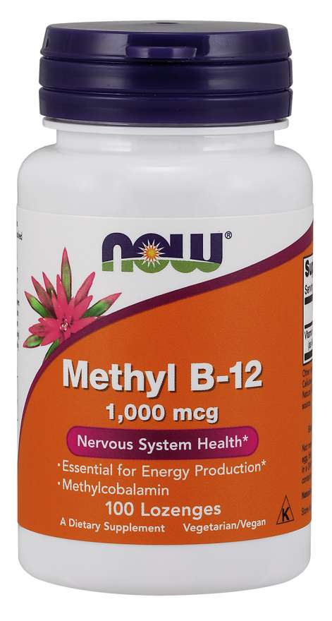 NOW Methyl B12, 1000 ug, 100 pastile
