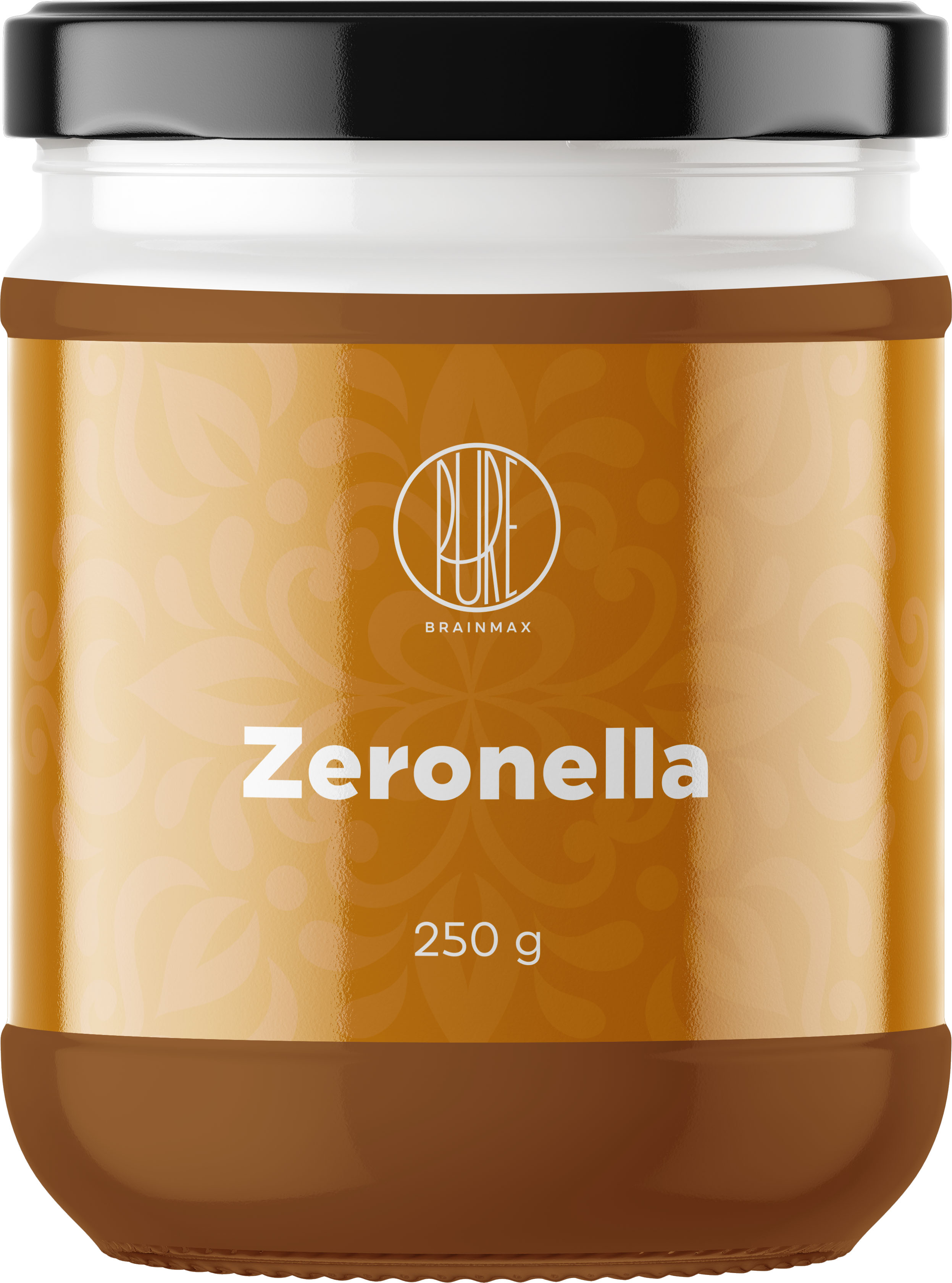 BrainMax Pure® Zeronella, Cremă de alune de pădure cu ciocolată amăruie, 250 g