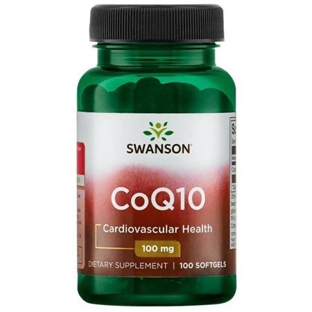 Swanson CoQ10 (Coenzima Q10), 100 mg, 100 capsule moi