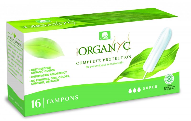 Tampoane super 16 BIO bumbac ORGANYC