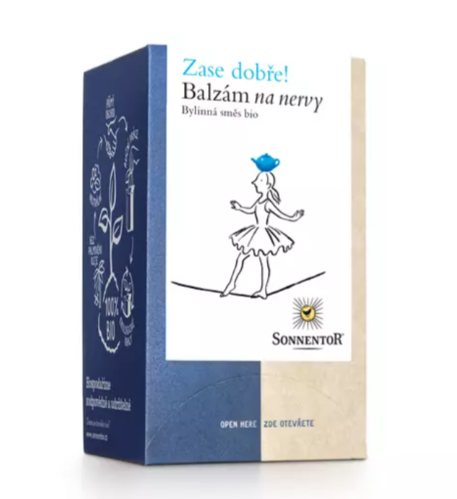 Sonnentor - Balsam pentru nervi, ceai portionat, BIO, 18 buc