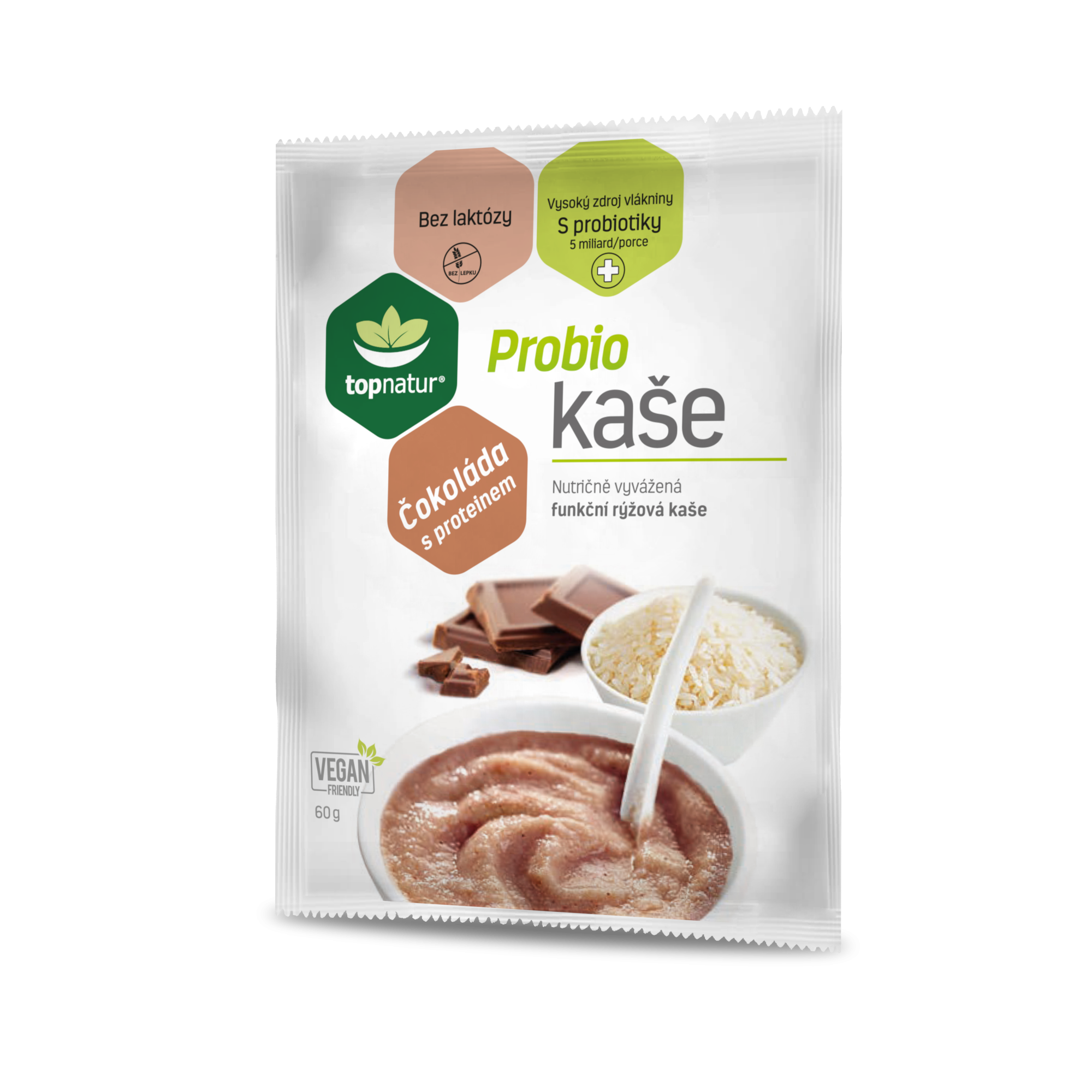 Topnatur - Terci Probio, ciocolata cu proteine, 60 g