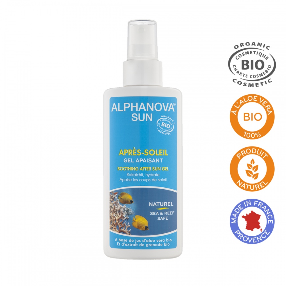 Alphanova - Gel liniștitor după bronzare, 125 ml