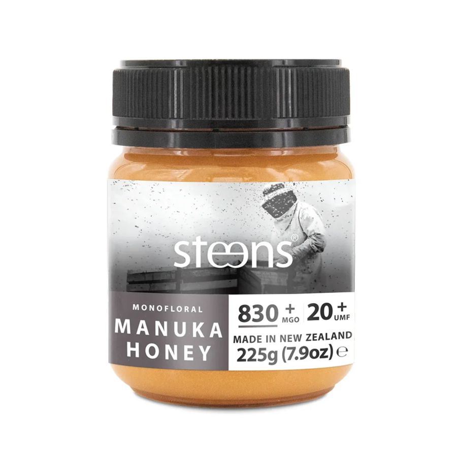 Steens - RAW Manuka Honey (miere de Manuka) UMF 20+ (830+ MGO), 225 g