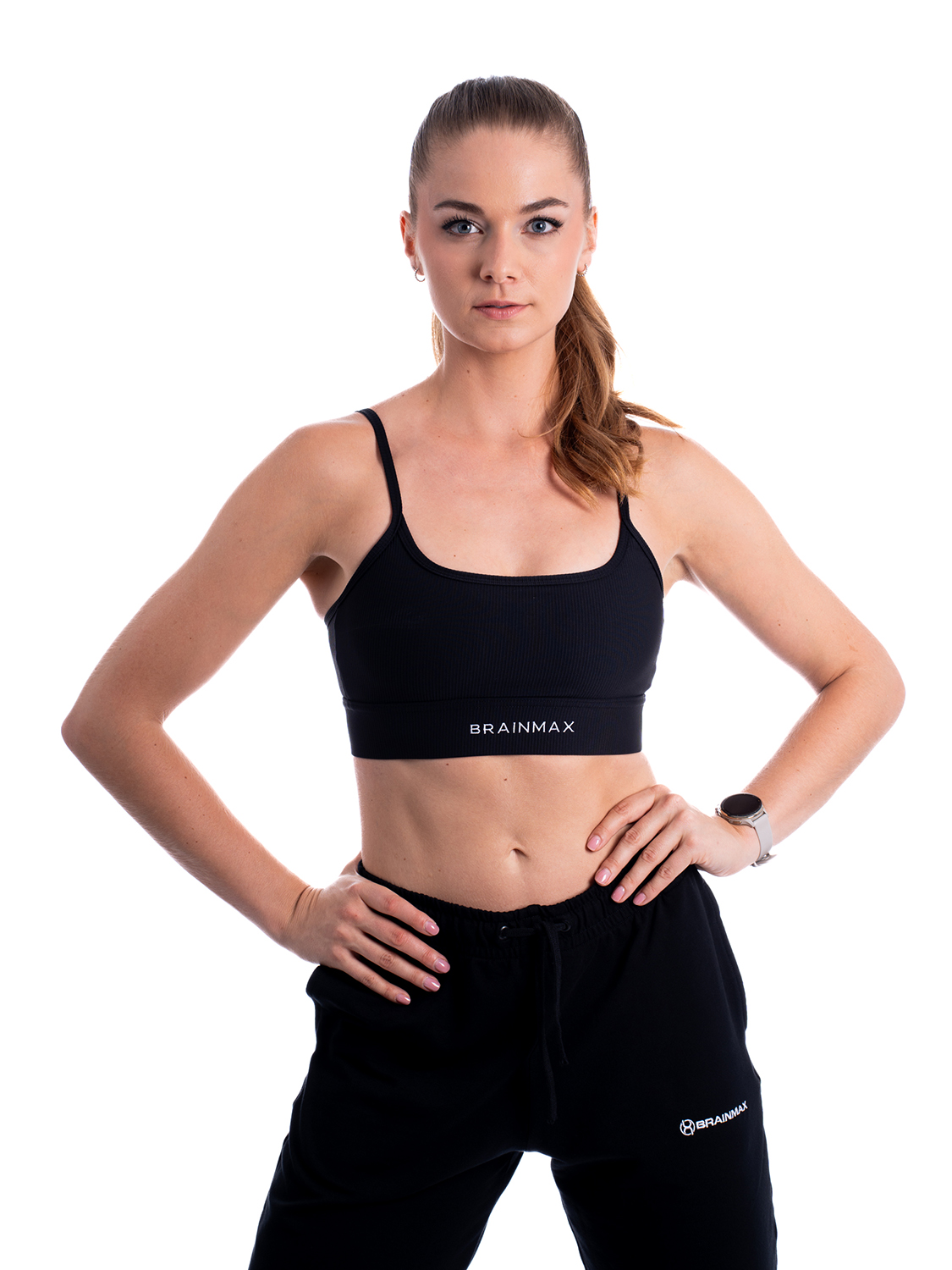 BrainMax sutien sport de damă, negru Dimensiune: XS