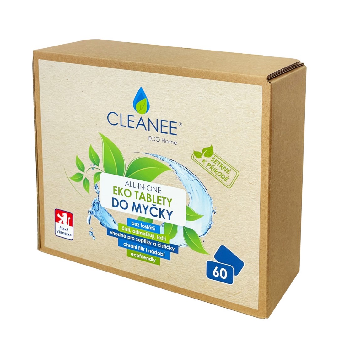Cleanee ECO Tablete pentru masina de spalat vase, 60 bucati