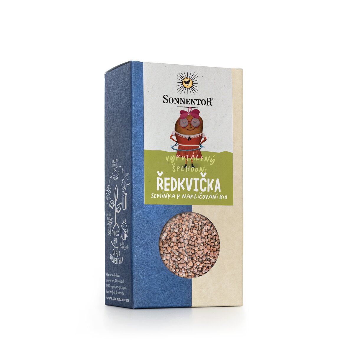 Ridiche Sonnentor, seminte pentru incoltire, bio, 120 g