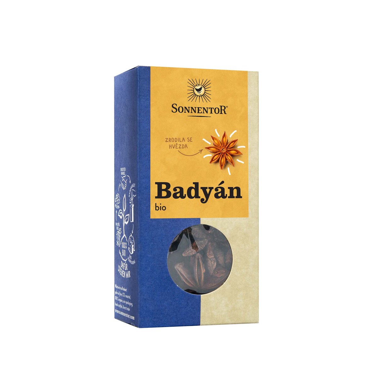 Sonnentor anason stelat întreg, organic, 25 g