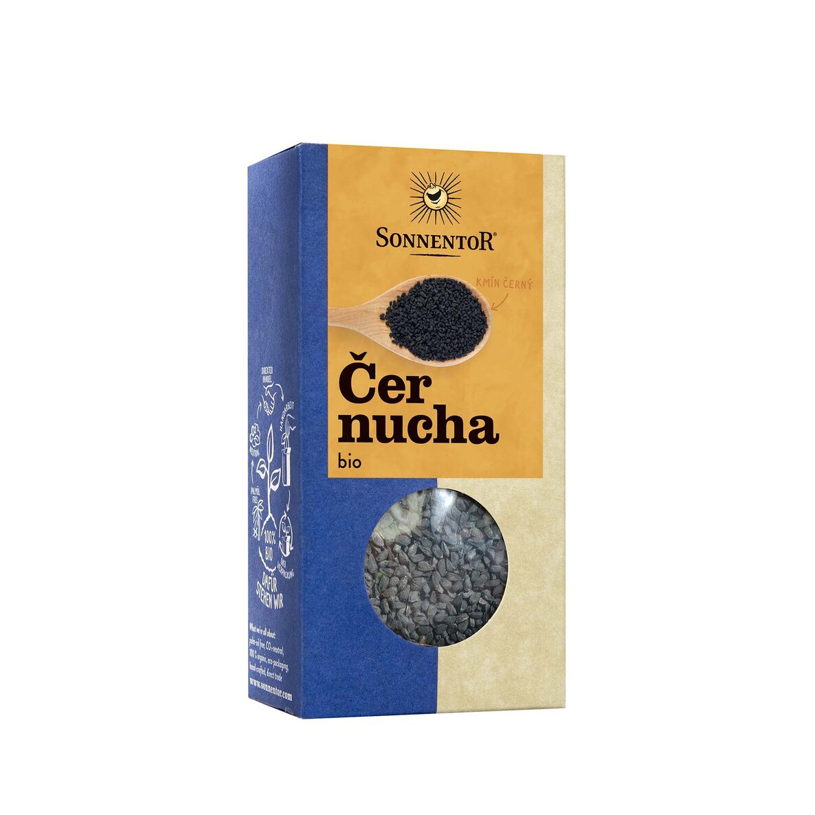 Sonnentor Chimen negru întreg, organic, 50 g