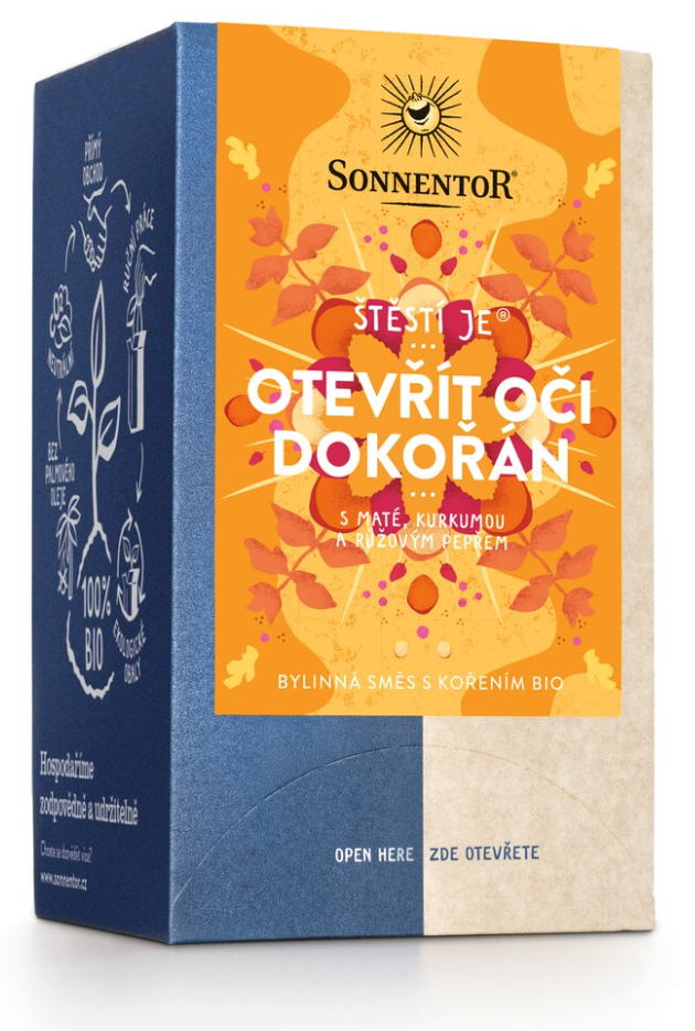 Sonnentor Happiness is® deschide larg ochii, plicuri de ceai, organic, 18 buc