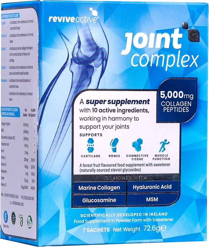 Complex Revive Active Joint, suport pentru articulații, fructe de pădure, 7 pliculețe