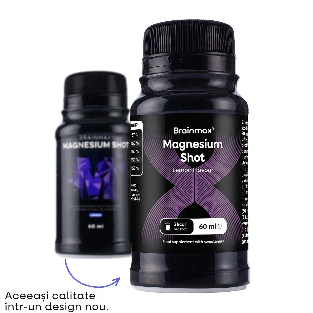BrainMax Magnesium Shot, 60 ml, 12 buc