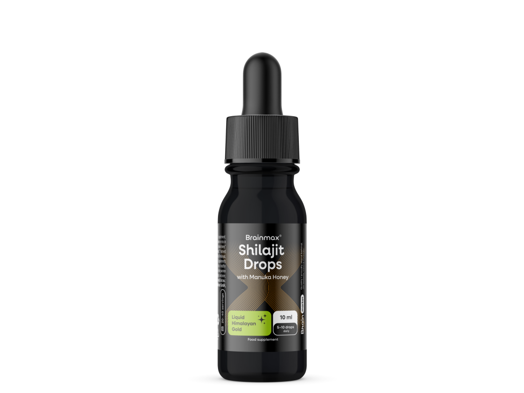 BrainMax Shilajit Drops with Manuka Honey, 10 ml