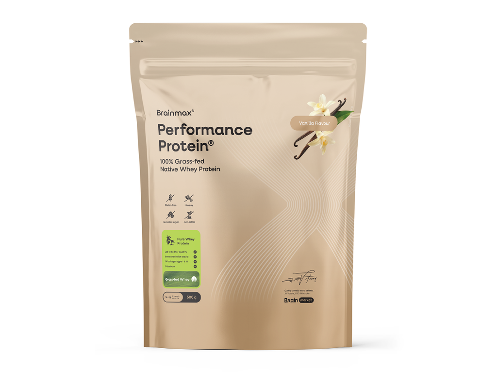 Performance Protein®, nativní syrovátkový protein, vanilka, 1000 g