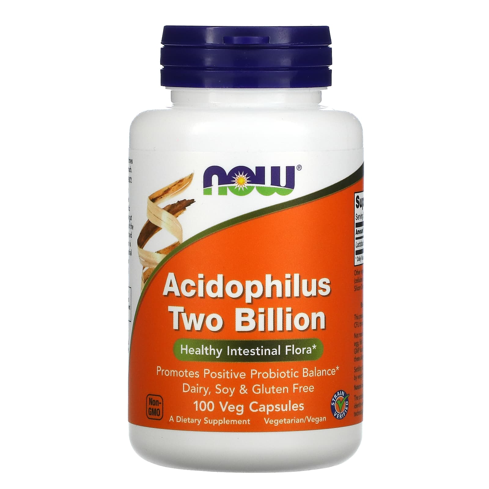 Now® Foods ACUM Acidophilus Două Miliarde, 100 capsule vegetale
