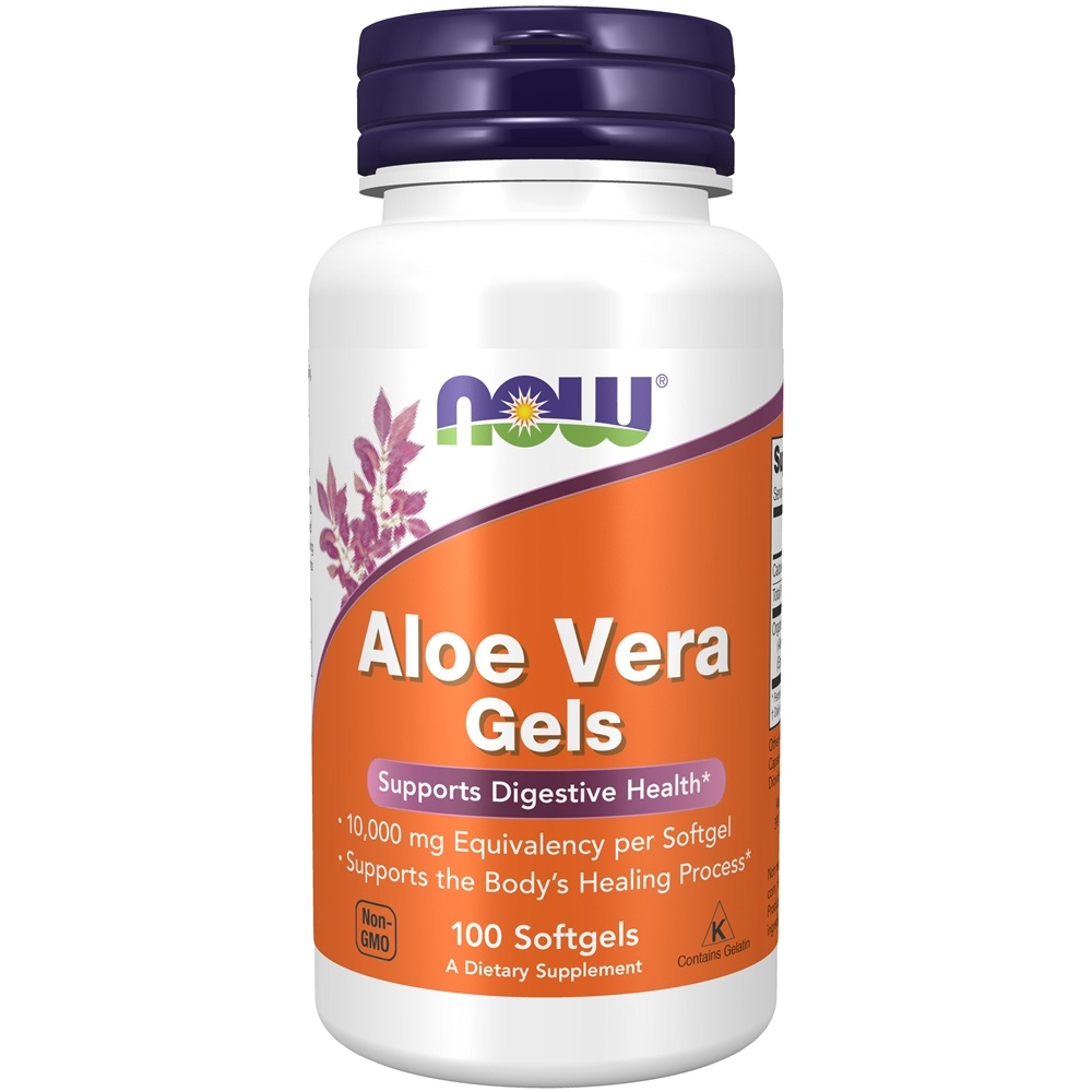 Now® Foods NOW Aloe Vera Gels, 100 de capsule moi