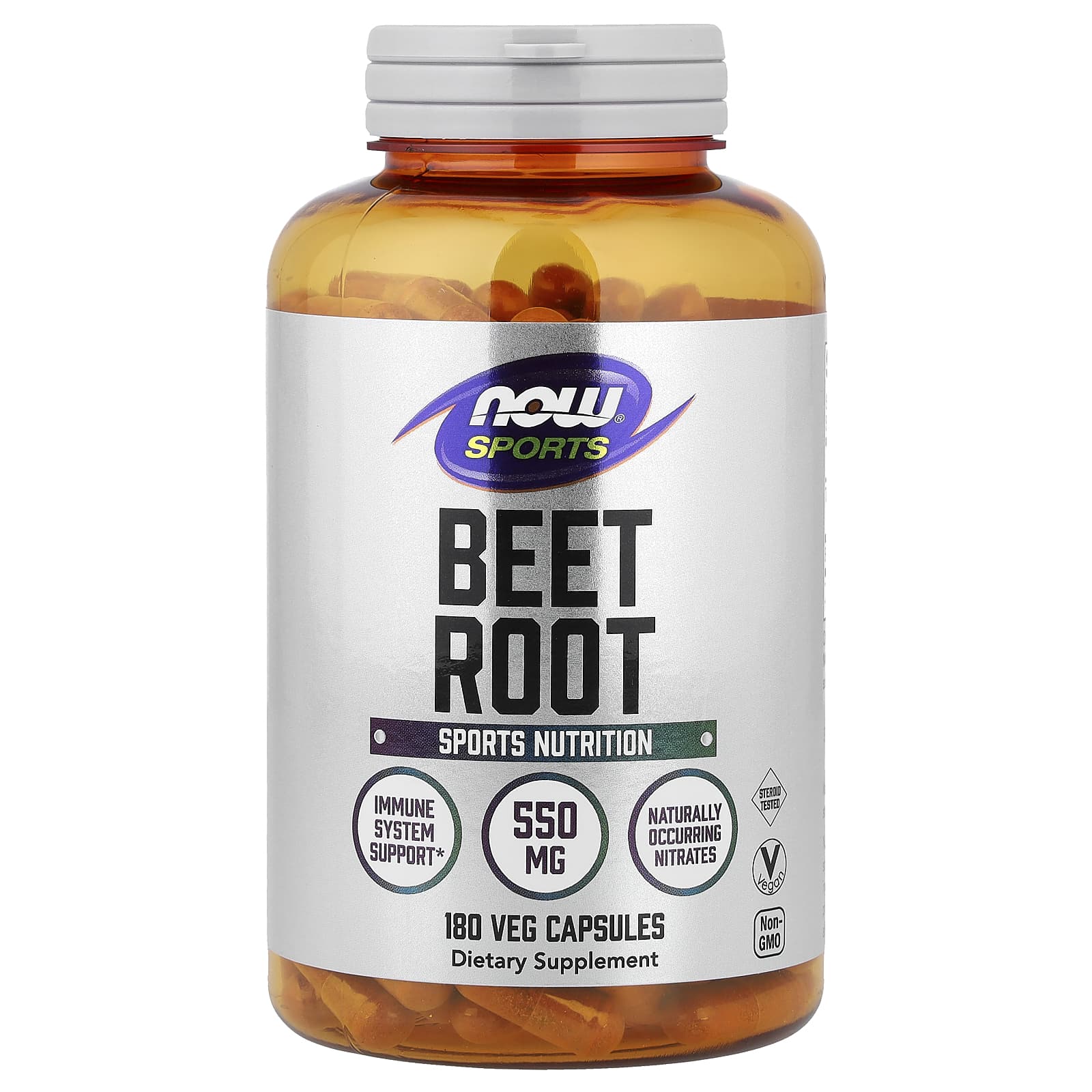 Now® Foods NOW Sfeclă roșie, 180 capsule vegetale
