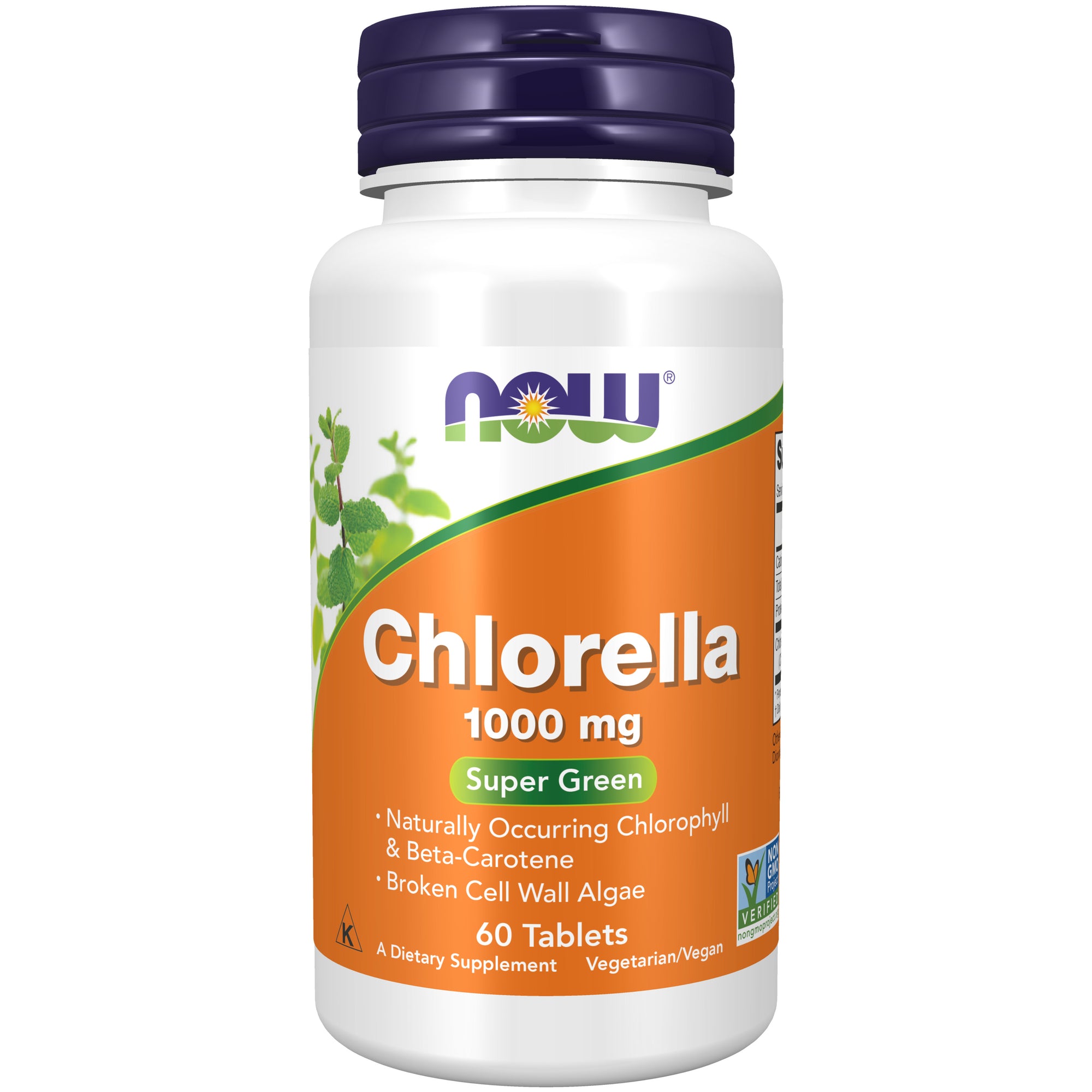 Now® Foods NOW Chlorella, 1000 mg, 60 de comprimate