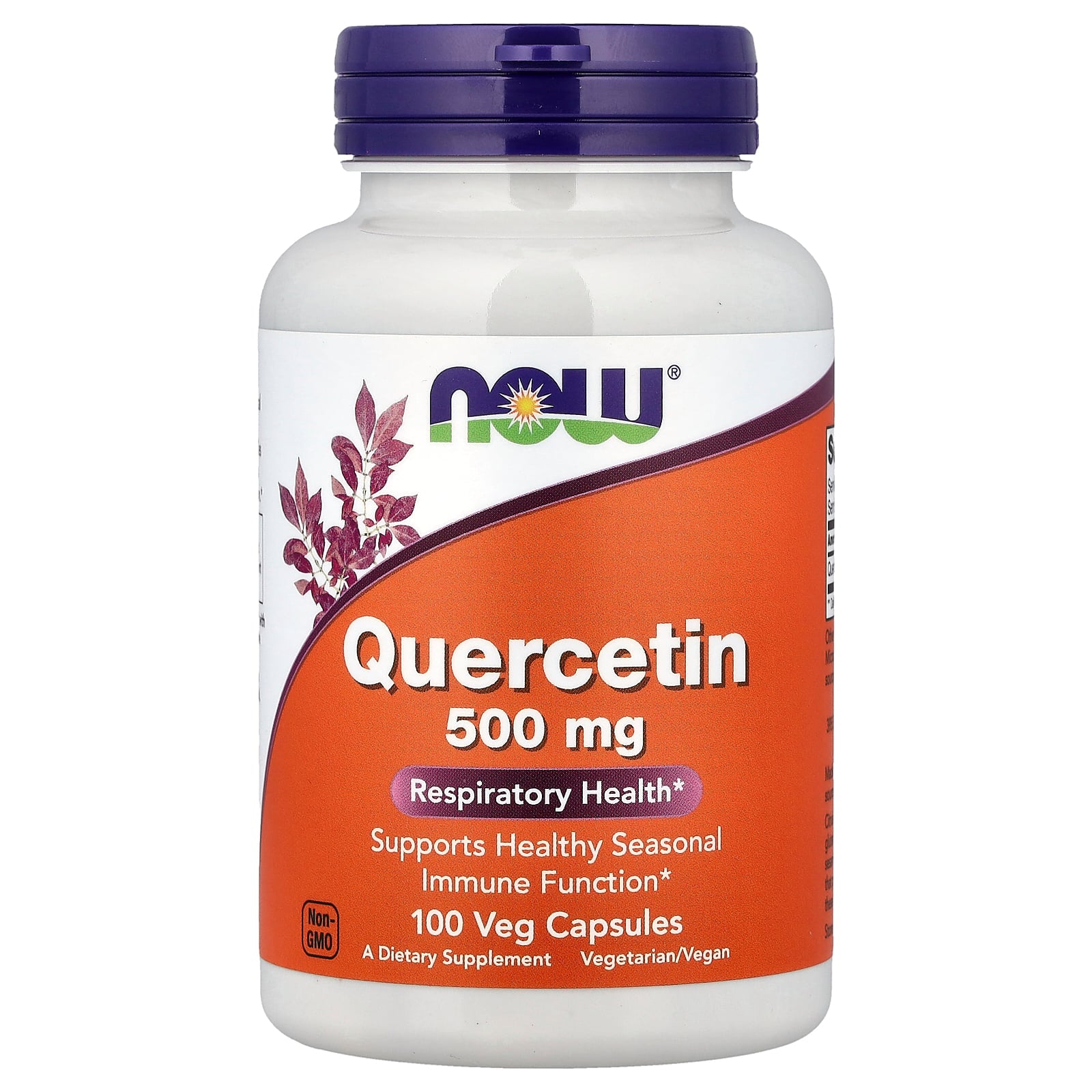 Now® Foods NOW Quercetină, 500 mg, 100 capsule vegetale
