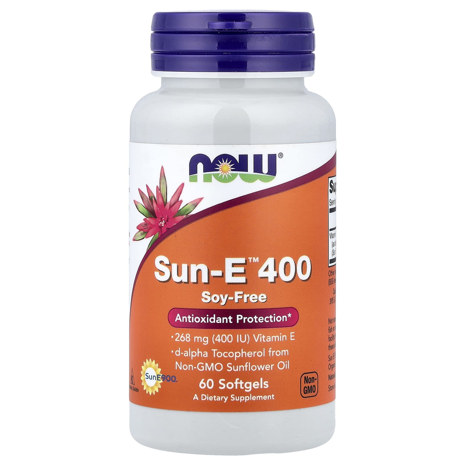 Now® Foods NOW Sun-E, 400 UI, 60 capsule moi
