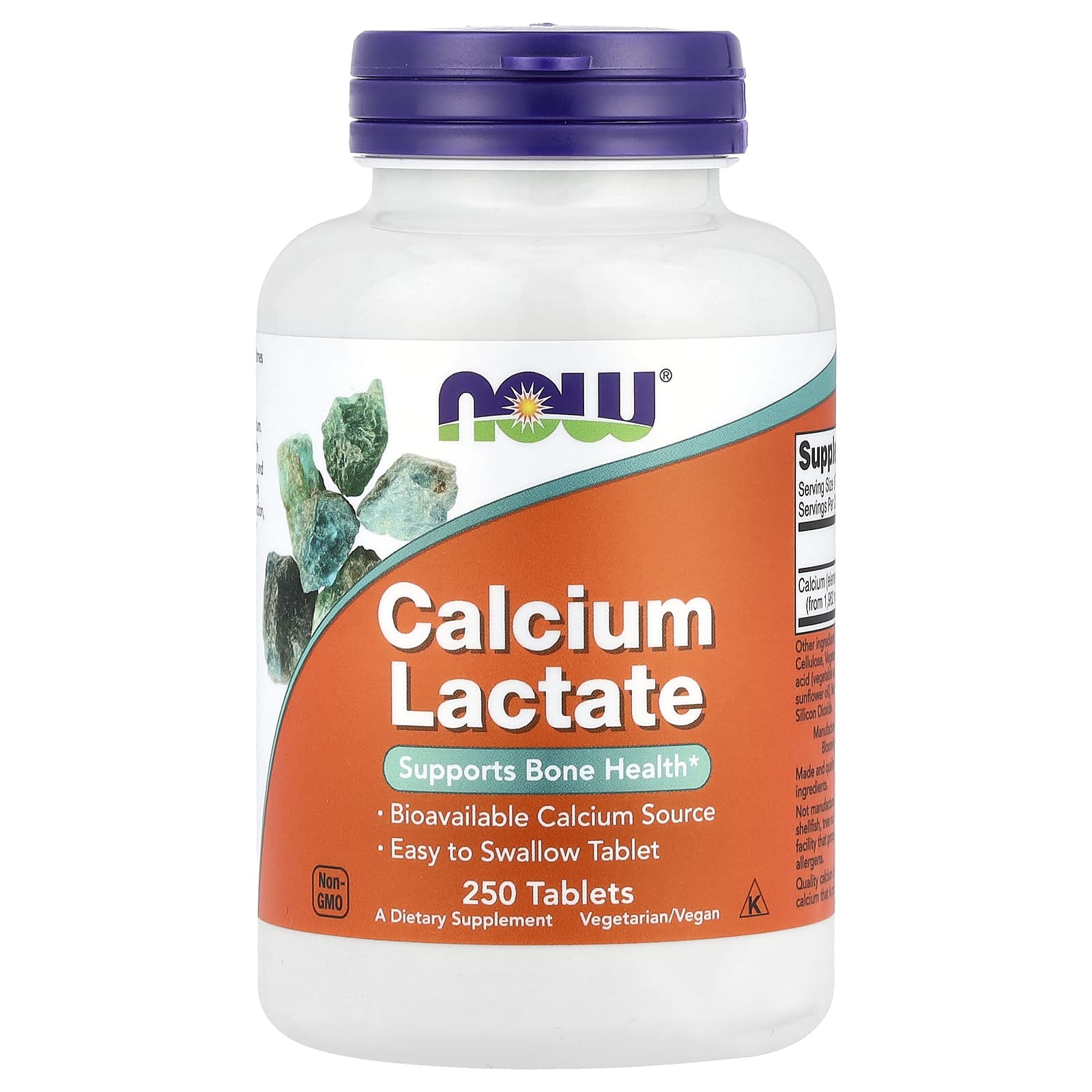 Now® Foods NOW Lactat de calciu, 250 de comprimate
