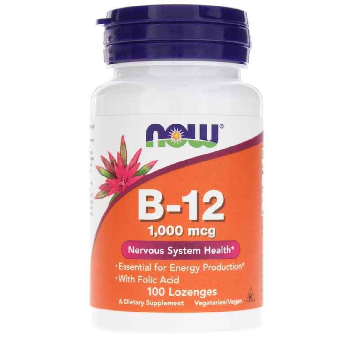 Now® Foods NOW Vitamín B12, 1000 mcg, 100 pastilek
