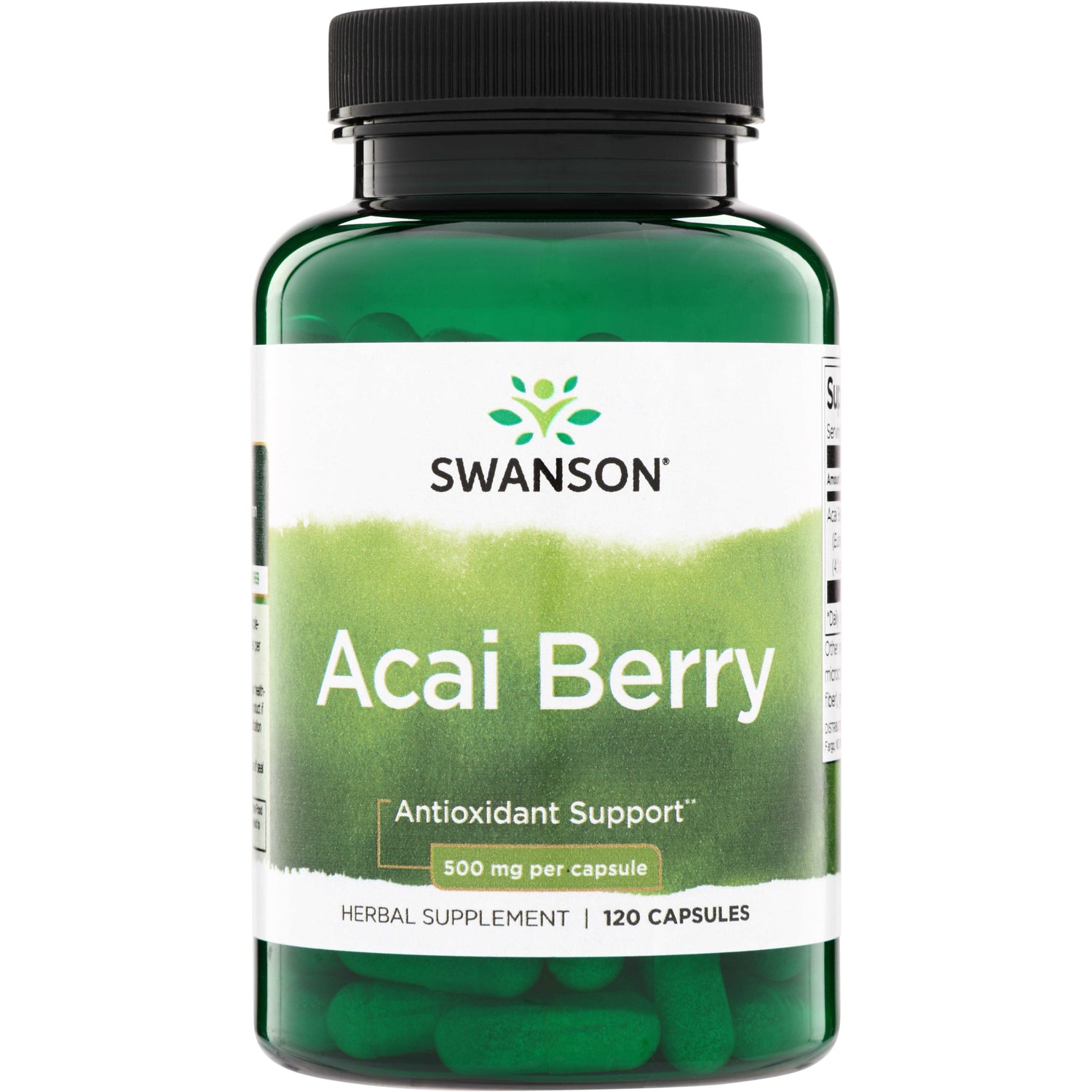 Swanson Acai Berries, 500 mg, 120 capsule