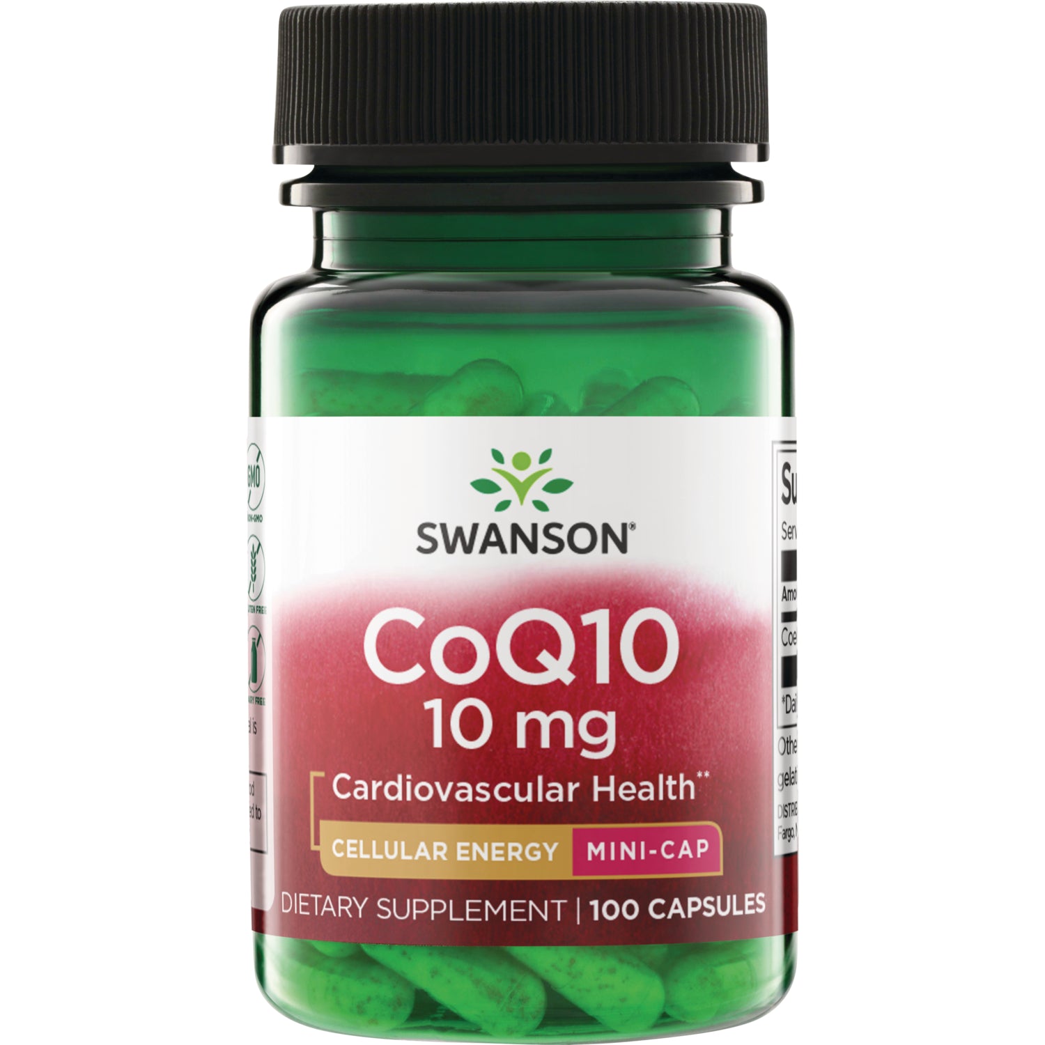 Swanson CoQ10, 10 mg, 100 capsule
