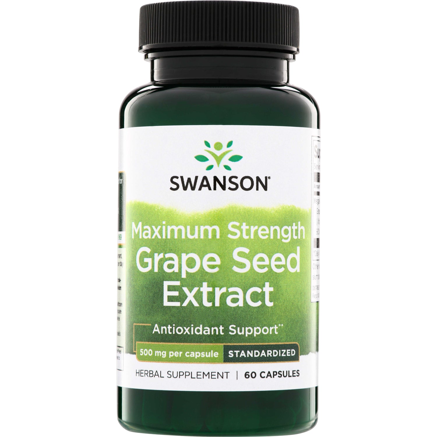 Swanson Extract de semințe de struguri Swanson, concentrație maximă, 60 capsule