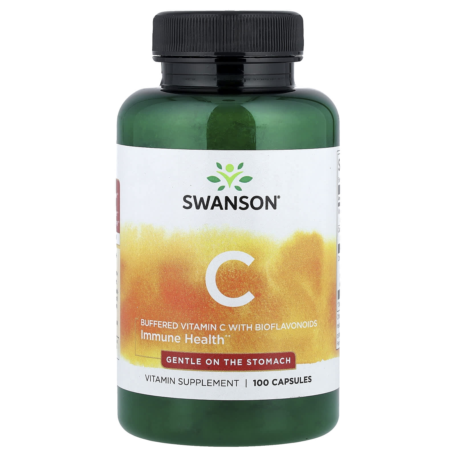 Swanson Vitamina C tamponată cu bioflavonoide, 100 capsule