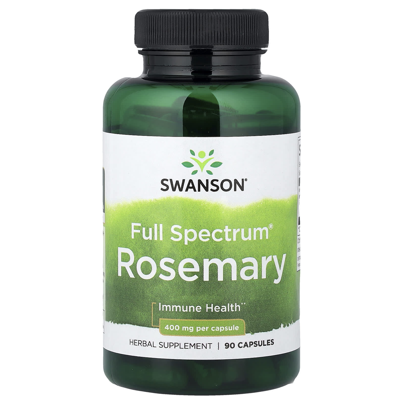 Swanson Rozmarin, 400 mg, 90 capsule