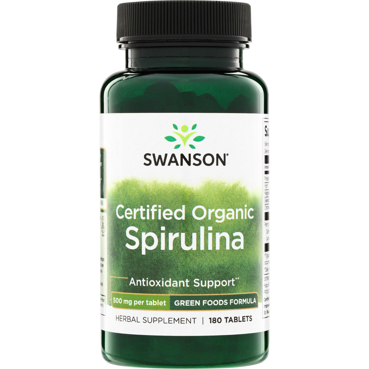Swanson Spirulină, 180 de comprimate