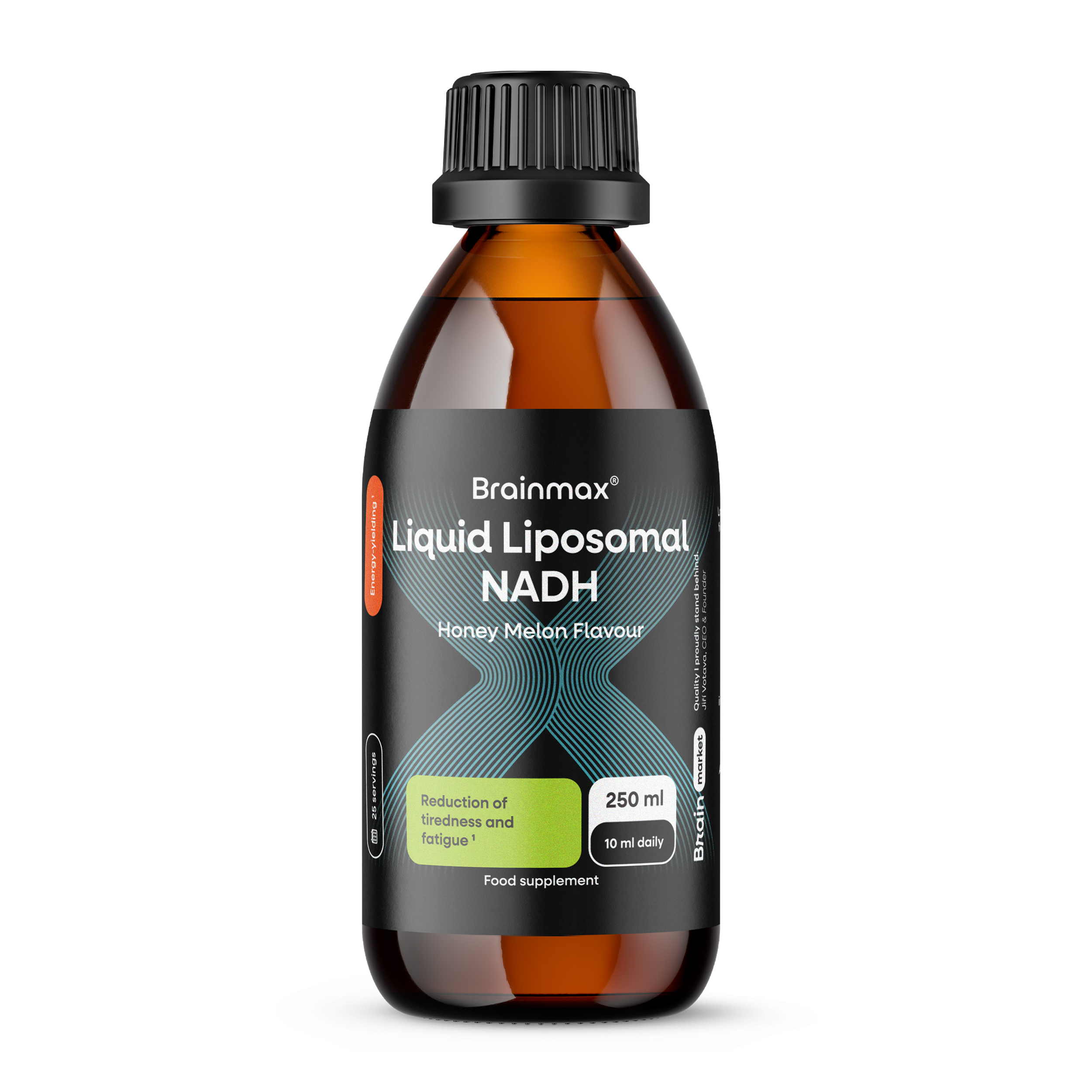 BrainMax BrainMax® Liquid Liposomal NADH, Honey Melon, 40 mg, 250 ml