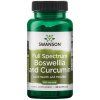 Swanson Boswellia cu spectru complet cu curcumină, 60 de capsule