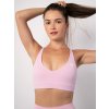 BrainMax sutien sport pentru femei cu decolteu, roz