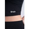 Brain sutien sport pentru femei, negru  Sutien sport confortabil din bambus și bumbac organic