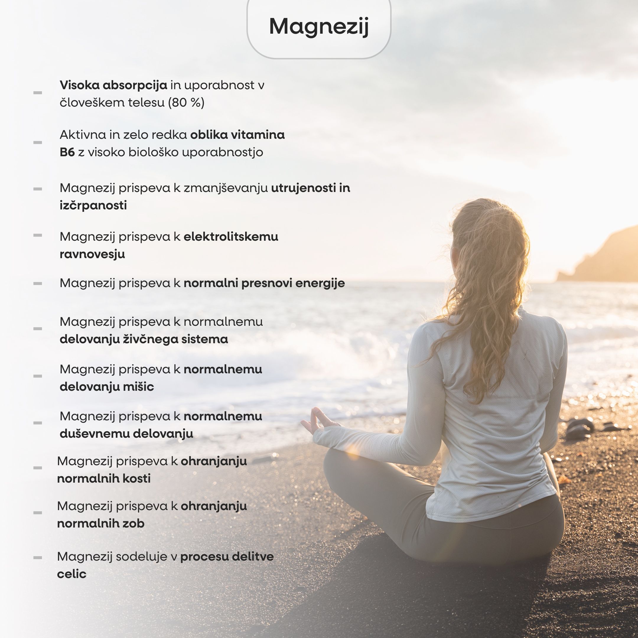 Performance magnesium vodila