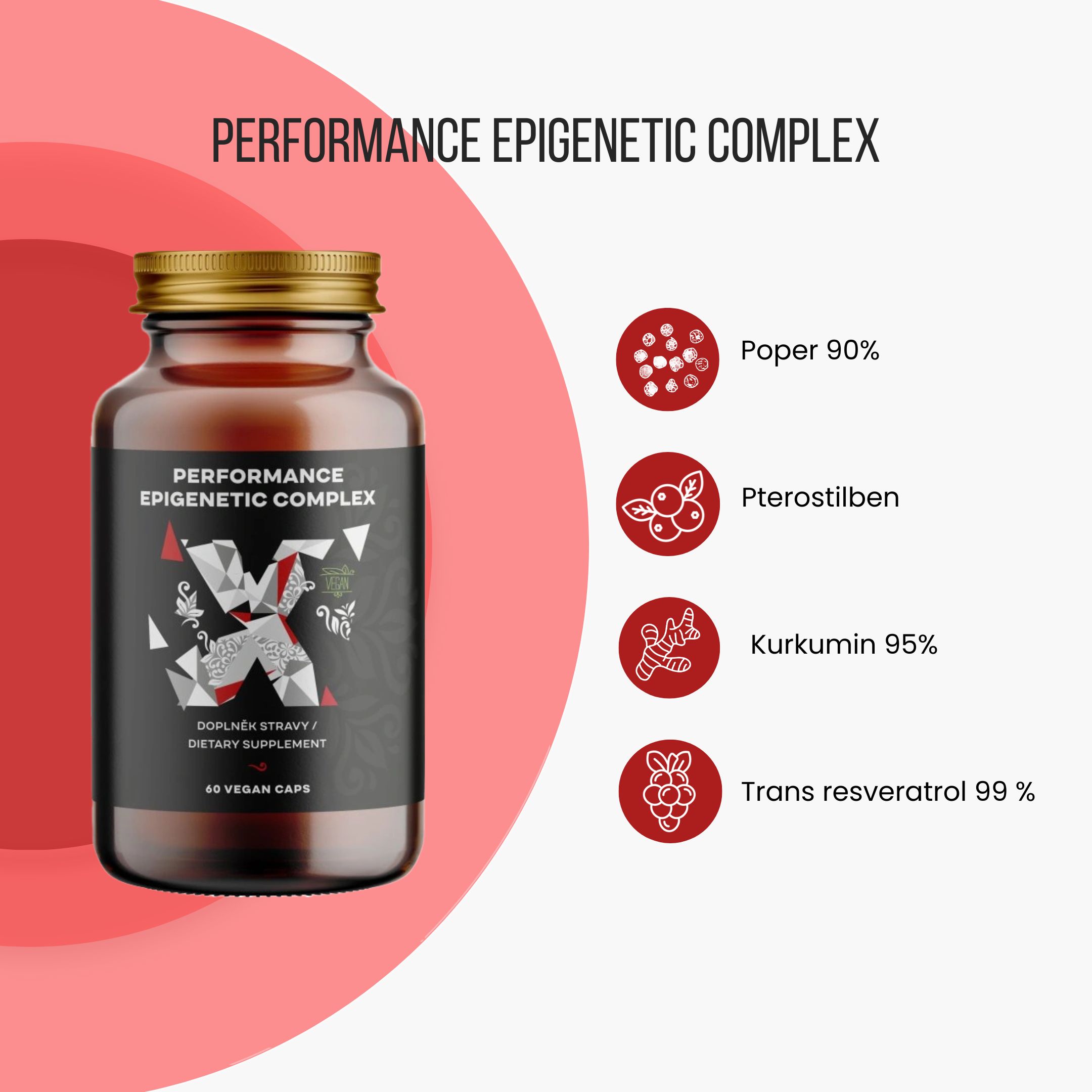 Performance Epigenetic Complex, 60 rastlinskih kapsul 2