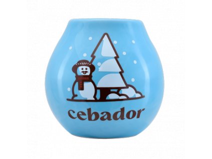 eng pm Ceramic Calabash Snowman 350ml 9733 1