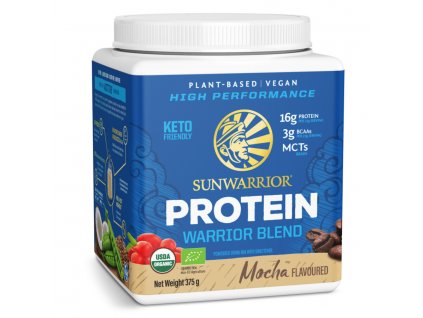 sunwarrior warrior blend biologische proteïne mokka 375 gram