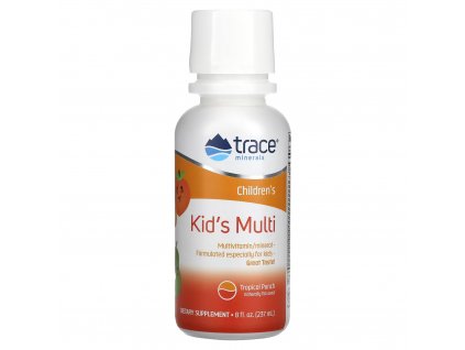 60592 1 trace minerals kid s multi tropical punch detsky multivitamin 237 ml