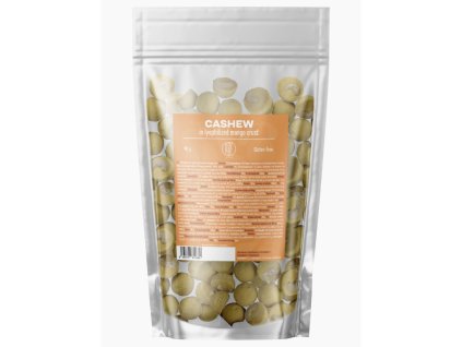 BrainMax Pure Indijski oreščki v liofilizirani mangovi skorjici, 90 g  Indijski oreščki obdani v hrustljavi skorjici iz liofiliziranega manga.
