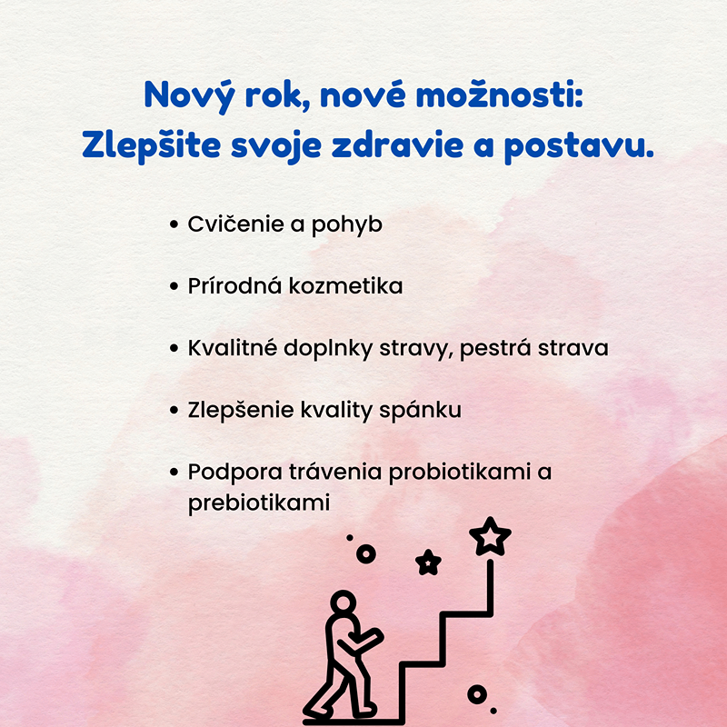 Nový rok, nové možnosti: Zlepšite svoje zdravie a postavu.