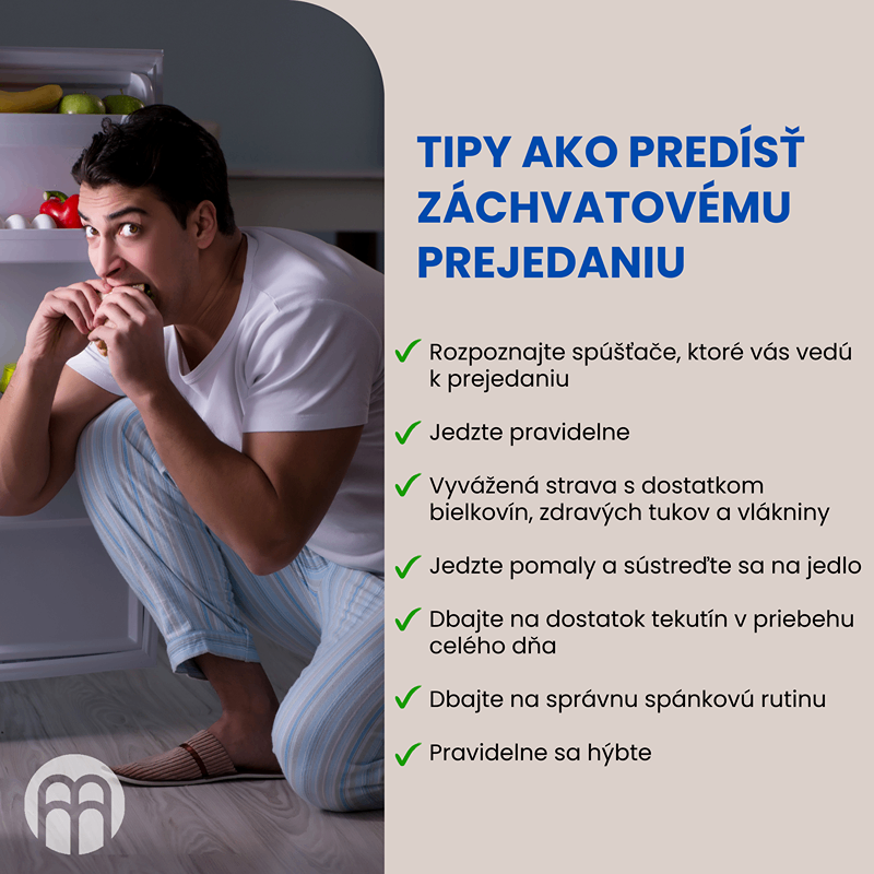 Záchvatové prejedanie. Tipy ako predísť prejedaniu nielen cez Vianoce.