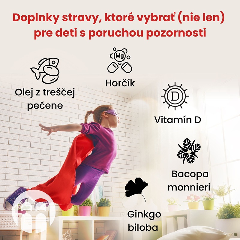 ADHD alebo porucha pozornosti. Príznaky, mýty a doplnky stravy, ktoré môžu pomôcť.