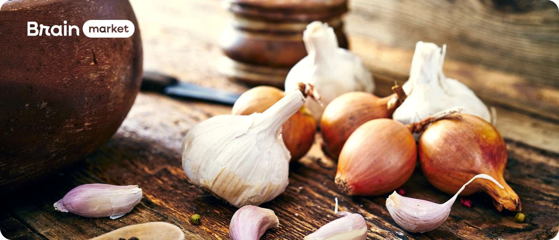 Cibuľa a cesnak: lokálne, hodnotné a chutné suroviny