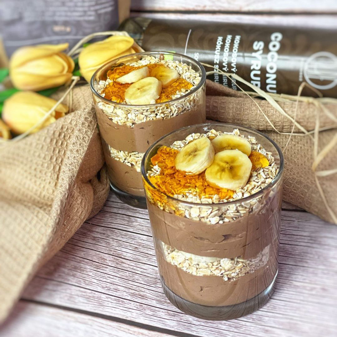 Banoffe overnight oats